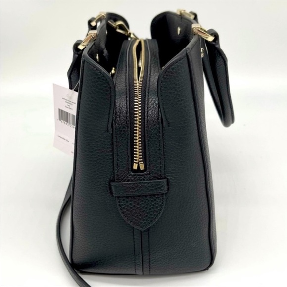 Kate Spade Leila Medium Satchel & Crossbody Black Bag - Picture 8 of 13